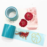 1 Roll 5m UV Tape DIY Epoxy Resin Crafts Tools Metal Frame Anti-leak Glue Adhesive Transparent Jewelry Making Tools